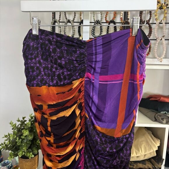 FUZZI women’s XXL midi Colorful Women's Skirt $450 msrp - Picture 8 of 9